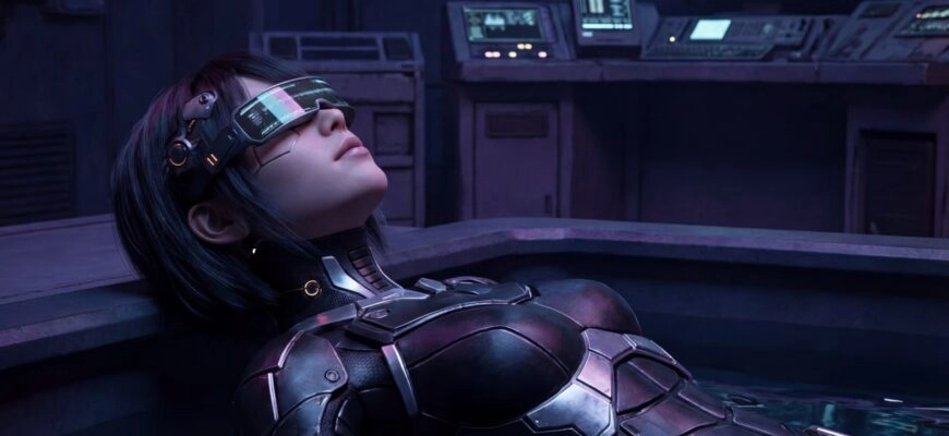 Девушки ИИ/AI: Арты 3D в стиле Cyberpunk 2077